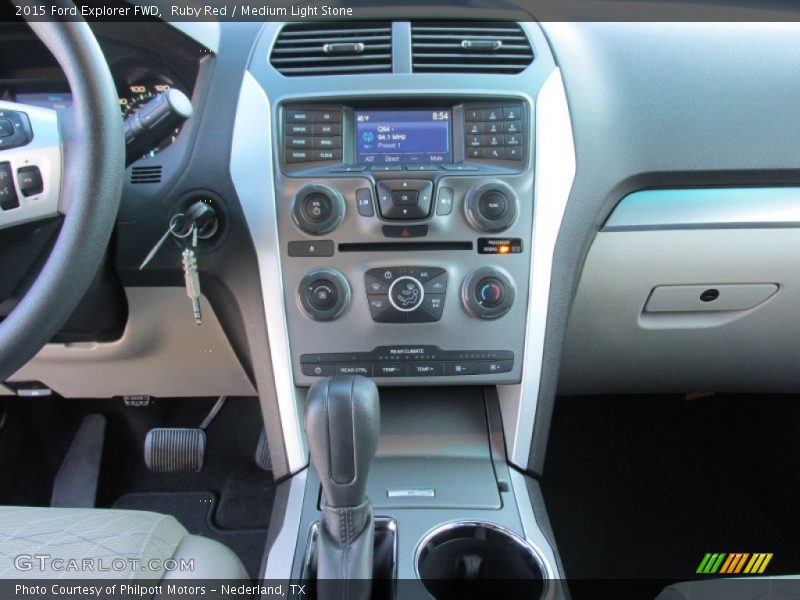 Ruby Red / Medium Light Stone 2015 Ford Explorer FWD