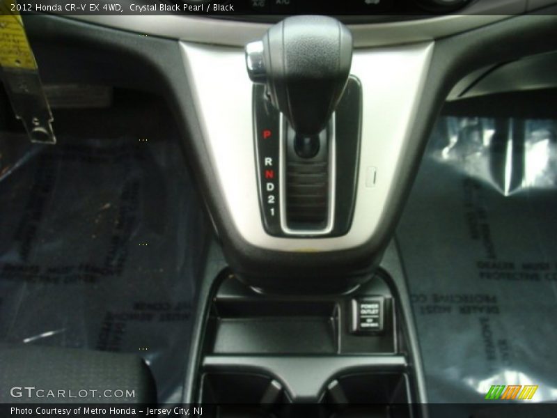 Crystal Black Pearl / Black 2012 Honda CR-V EX 4WD