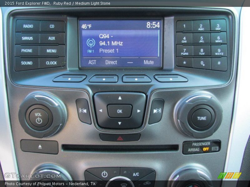 Ruby Red / Medium Light Stone 2015 Ford Explorer FWD