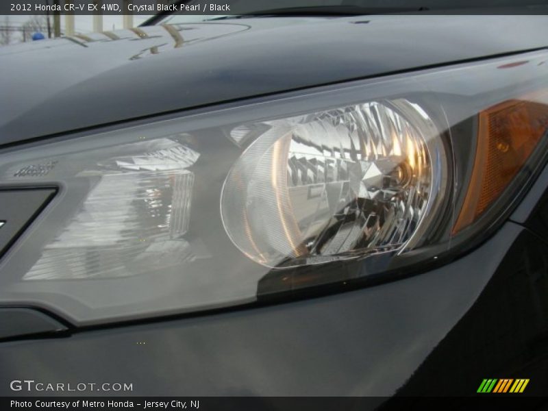 Crystal Black Pearl / Black 2012 Honda CR-V EX 4WD
