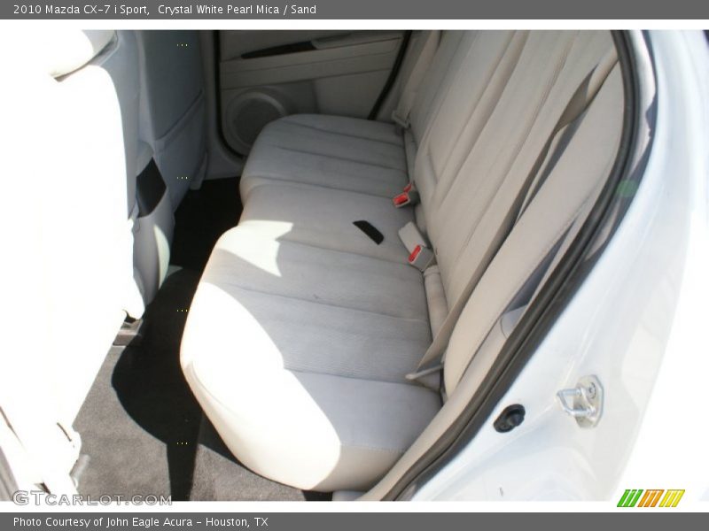 Crystal White Pearl Mica / Sand 2010 Mazda CX-7 i Sport
