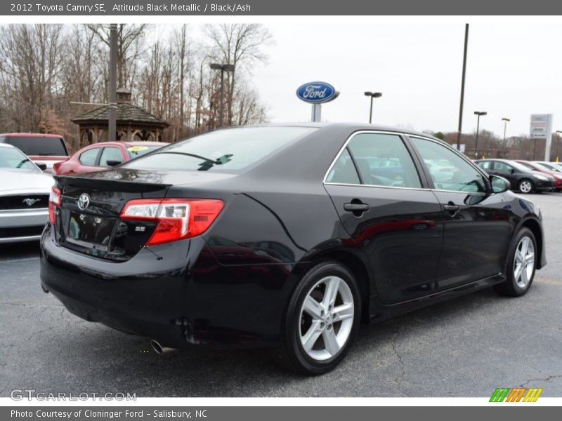 Attitude Black Metallic / Black/Ash 2012 Toyota Camry SE