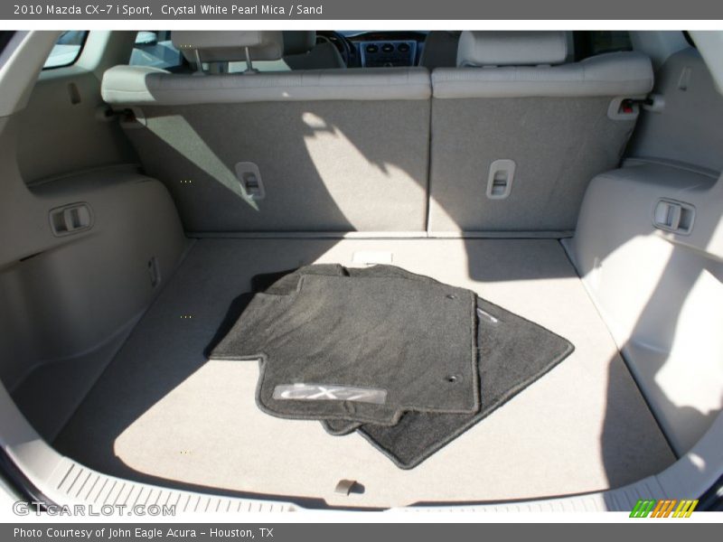 Crystal White Pearl Mica / Sand 2010 Mazda CX-7 i Sport