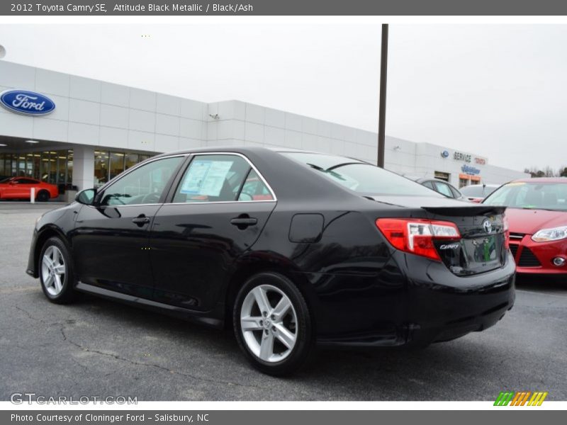Attitude Black Metallic / Black/Ash 2012 Toyota Camry SE