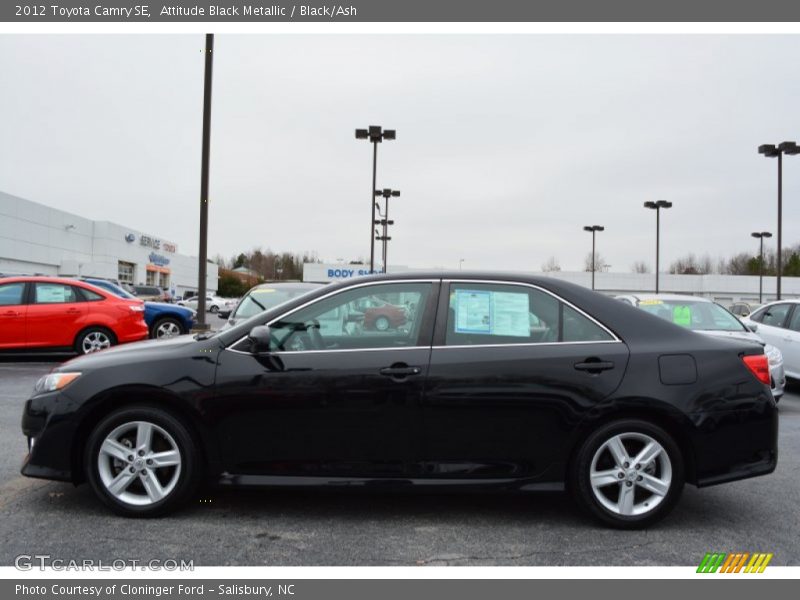 Attitude Black Metallic / Black/Ash 2012 Toyota Camry SE
