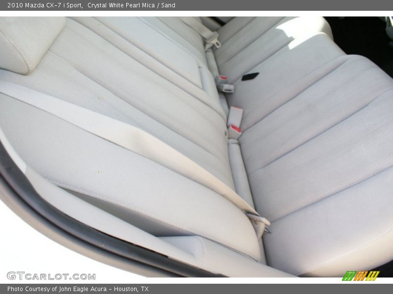 Crystal White Pearl Mica / Sand 2010 Mazda CX-7 i Sport