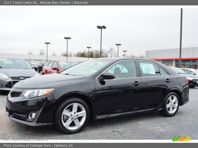 Attitude Black Metallic / Black/Ash 2012 Toyota Camry SE
