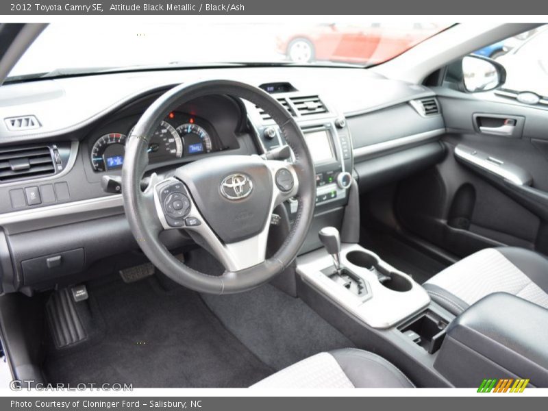 Attitude Black Metallic / Black/Ash 2012 Toyota Camry SE
