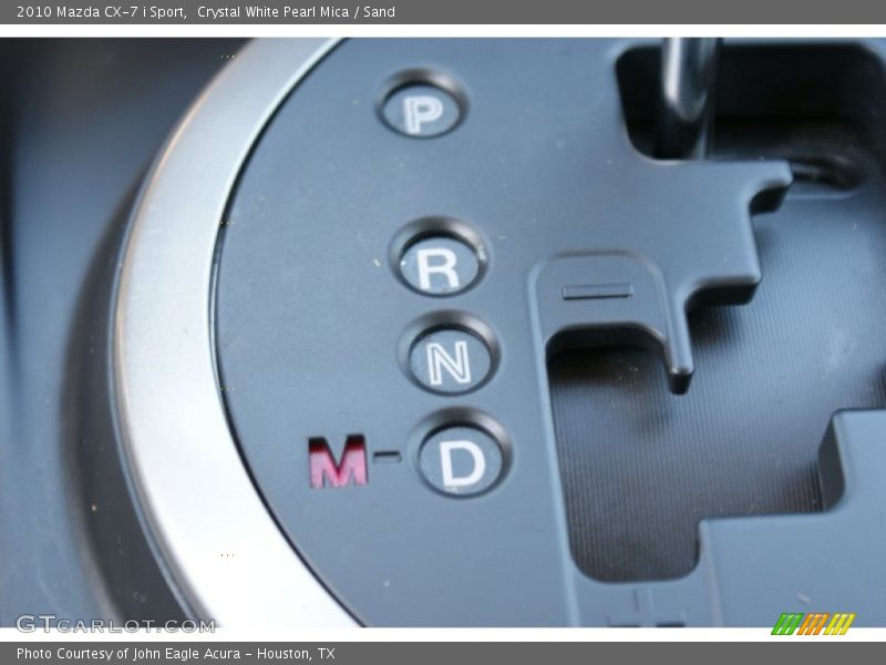 Crystal White Pearl Mica / Sand 2010 Mazda CX-7 i Sport