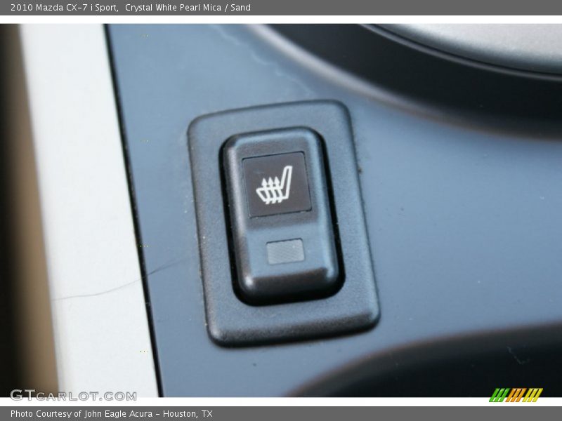 Crystal White Pearl Mica / Sand 2010 Mazda CX-7 i Sport