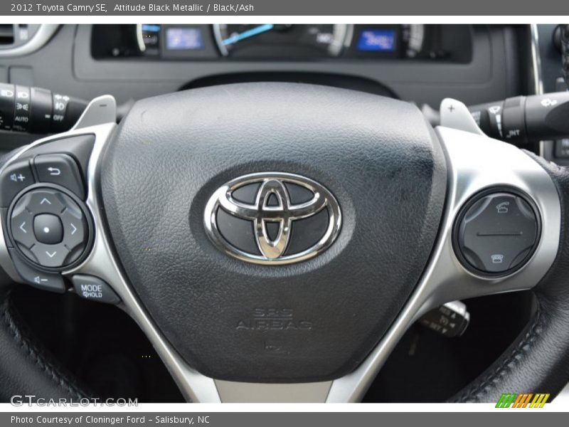 Attitude Black Metallic / Black/Ash 2012 Toyota Camry SE