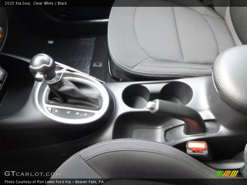 Clear White / Black 2015 Kia Soul
