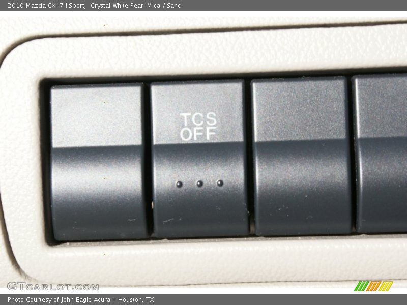 Crystal White Pearl Mica / Sand 2010 Mazda CX-7 i Sport