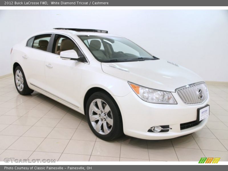 White Diamond Tricoat / Cashmere 2012 Buick LaCrosse FWD