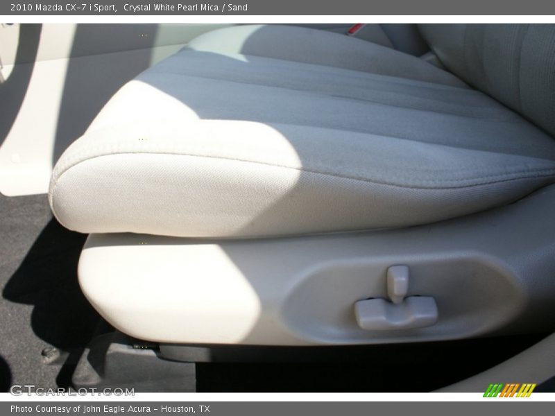Crystal White Pearl Mica / Sand 2010 Mazda CX-7 i Sport