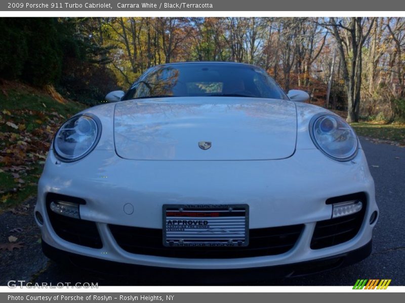 Carrara White / Black/Terracotta 2009 Porsche 911 Turbo Cabriolet