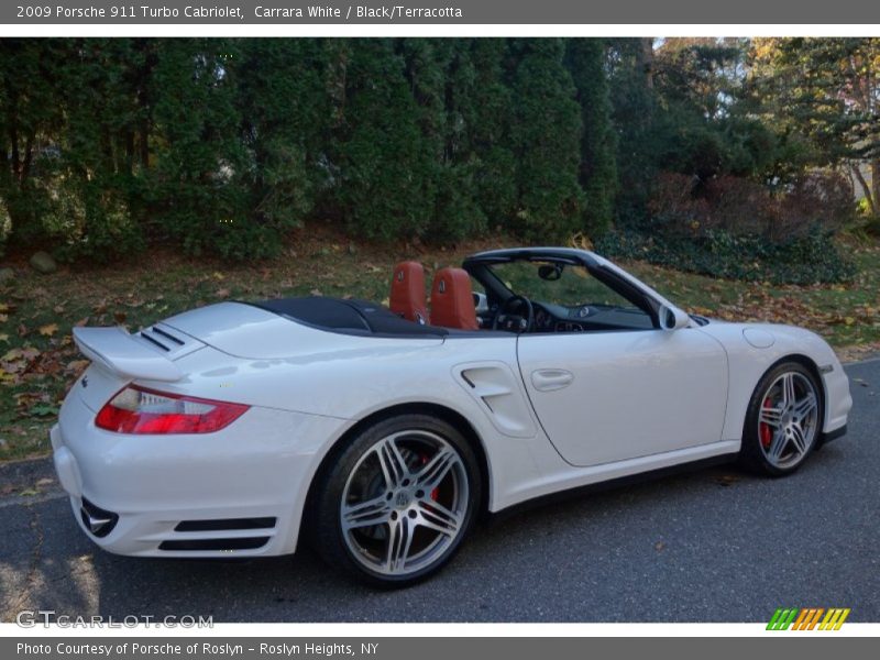 Carrara White / Black/Terracotta 2009 Porsche 911 Turbo Cabriolet