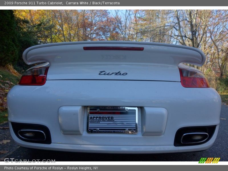Carrara White / Black/Terracotta 2009 Porsche 911 Turbo Cabriolet