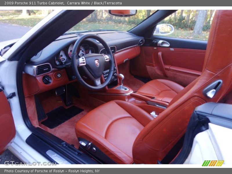 Black/Terracotta Interior - 2009 911 Turbo Cabriolet 