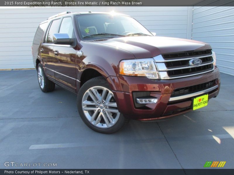 Bronze Fire Metallic / King Ranch Mesa Brown 2015 Ford Expedition King Ranch