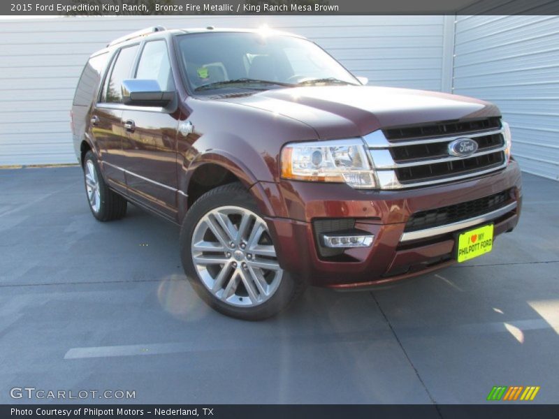 Bronze Fire Metallic / King Ranch Mesa Brown 2015 Ford Expedition King Ranch