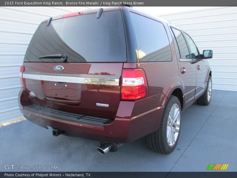 Bronze Fire Metallic / King Ranch Mesa Brown 2015 Ford Expedition King Ranch
