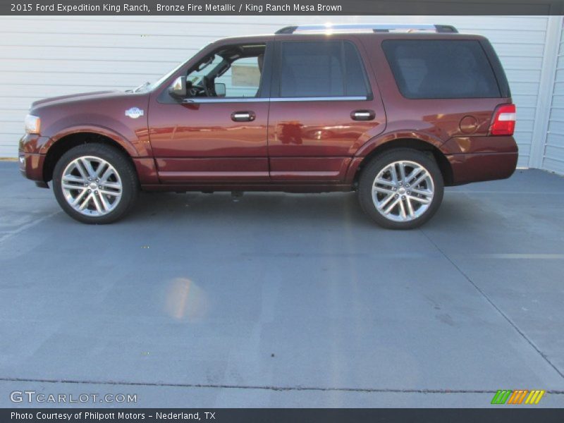 Bronze Fire Metallic / King Ranch Mesa Brown 2015 Ford Expedition King Ranch