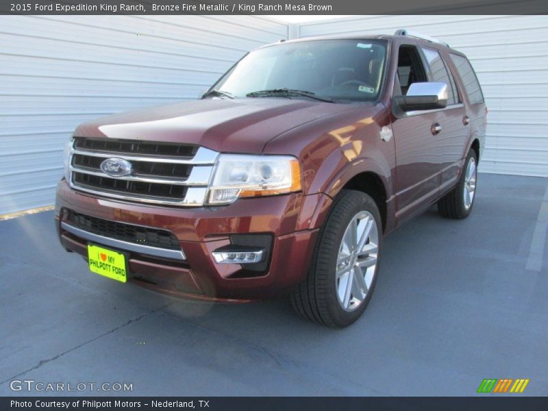 Bronze Fire Metallic / King Ranch Mesa Brown 2015 Ford Expedition King Ranch