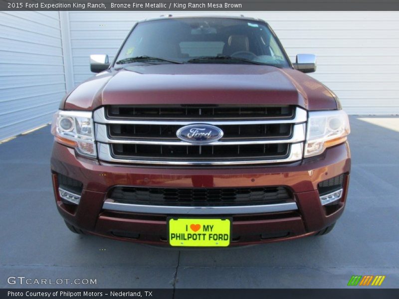 Bronze Fire Metallic / King Ranch Mesa Brown 2015 Ford Expedition King Ranch
