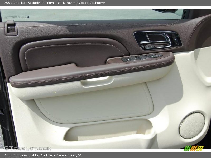Black Raven / Cocoa/Cashmere 2009 Cadillac Escalade Platinum