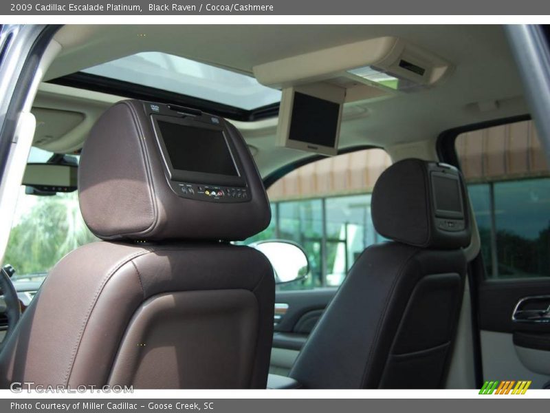 Black Raven / Cocoa/Cashmere 2009 Cadillac Escalade Platinum