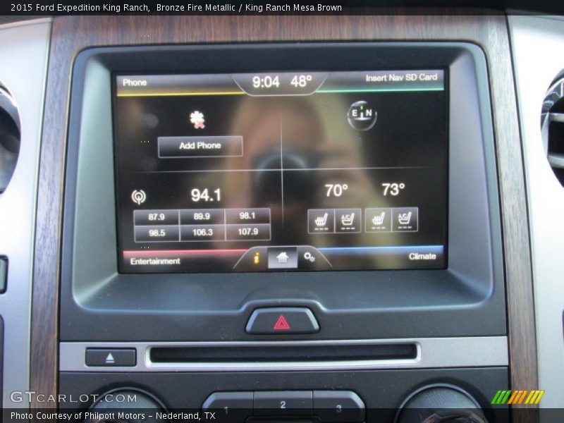 Bronze Fire Metallic / King Ranch Mesa Brown 2015 Ford Expedition King Ranch