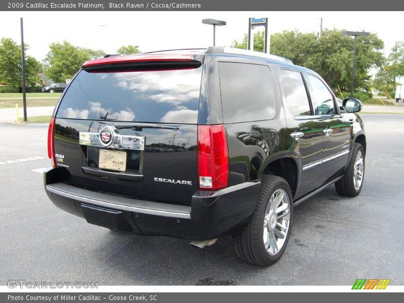 Black Raven / Cocoa/Cashmere 2009 Cadillac Escalade Platinum