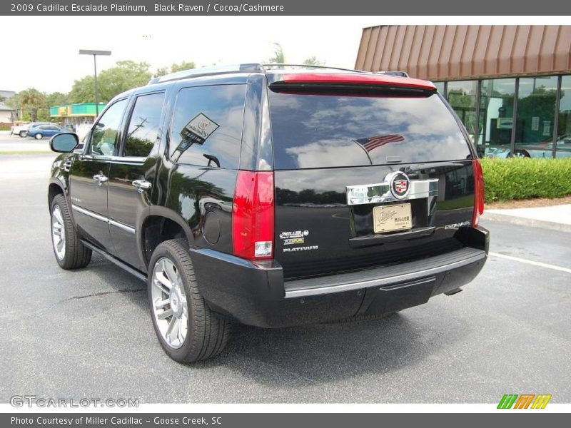 Black Raven / Cocoa/Cashmere 2009 Cadillac Escalade Platinum