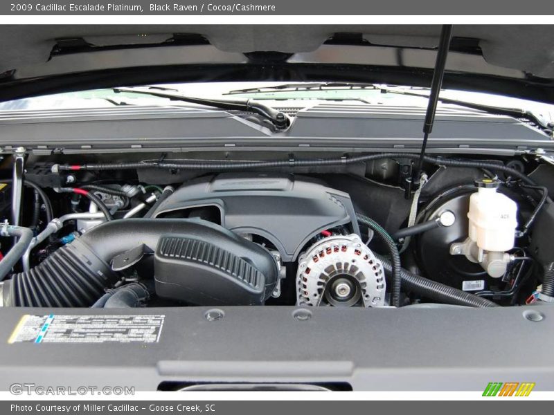 Black Raven / Cocoa/Cashmere 2009 Cadillac Escalade Platinum