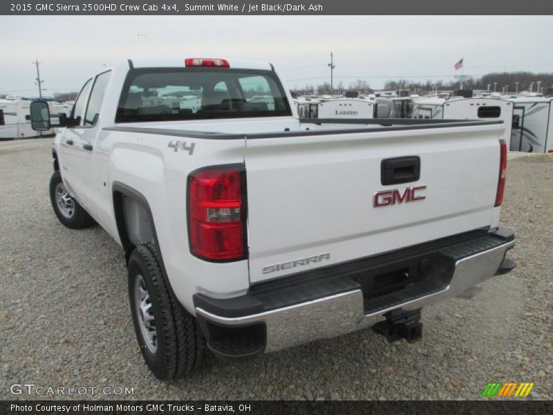 Summit White / Jet Black/Dark Ash 2015 GMC Sierra 2500HD Crew Cab 4x4