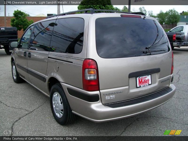 Light Sandrift Metallic / Neutral 1998 Chevrolet Venture