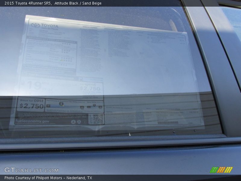 Attitude Black / Sand Beige 2015 Toyota 4Runner SR5