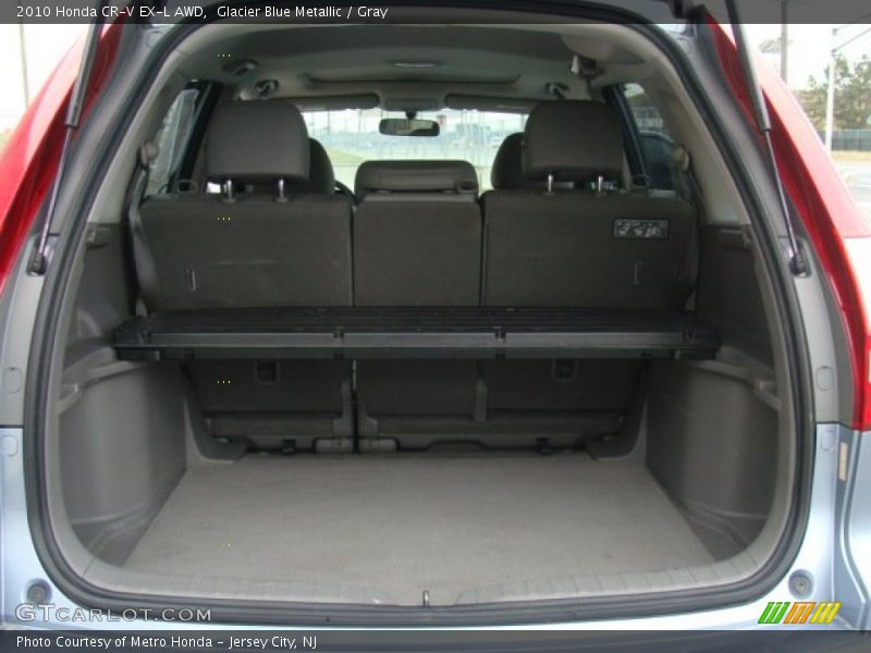 Glacier Blue Metallic / Gray 2010 Honda CR-V EX-L AWD