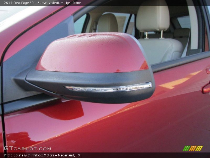 Sunset / Medium Light Stone 2014 Ford Edge SEL