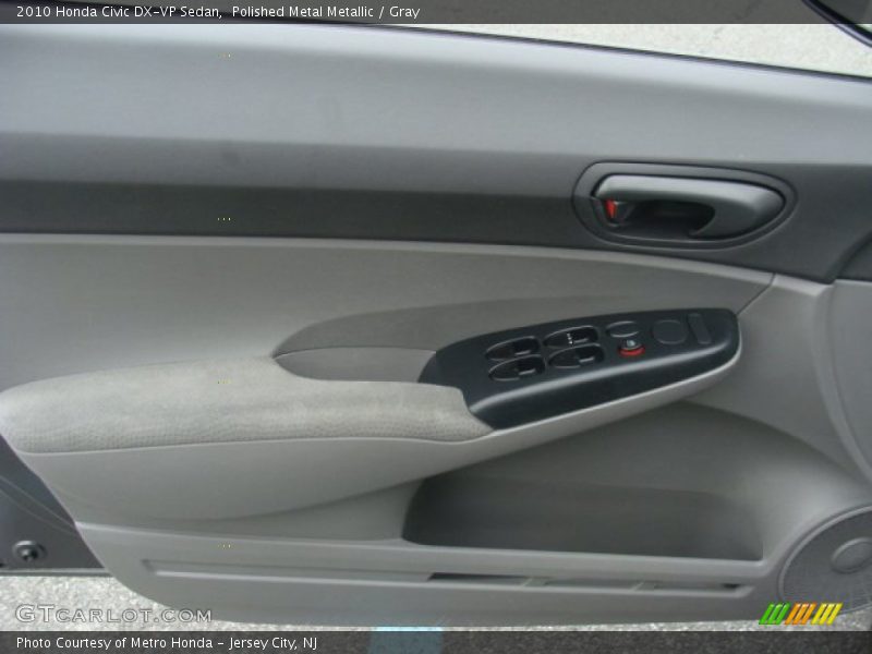 Polished Metal Metallic / Gray 2010 Honda Civic DX-VP Sedan