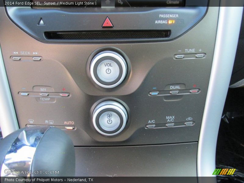 Sunset / Medium Light Stone 2014 Ford Edge SEL