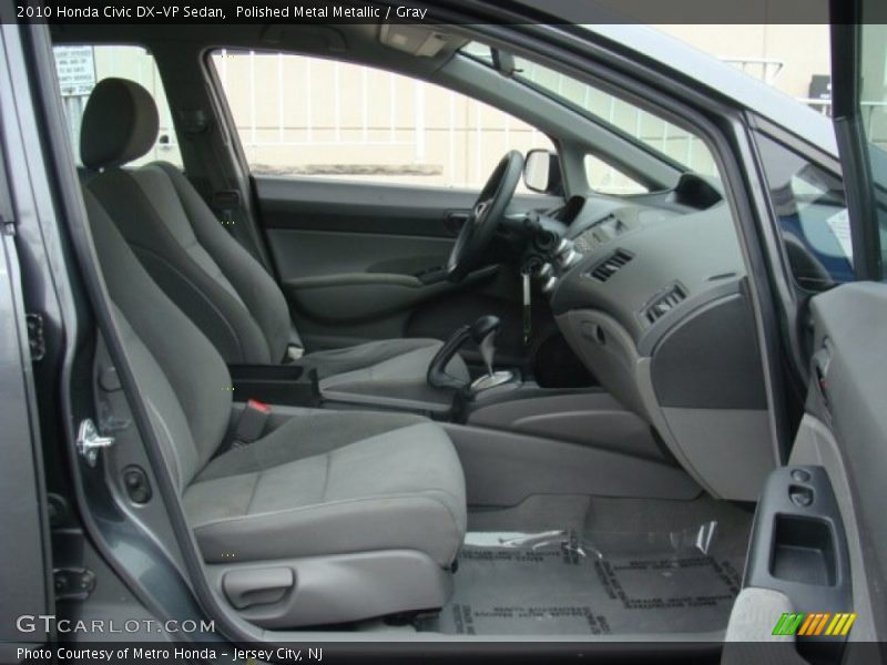 Polished Metal Metallic / Gray 2010 Honda Civic DX-VP Sedan