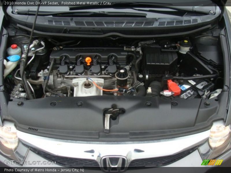 Polished Metal Metallic / Gray 2010 Honda Civic DX-VP Sedan