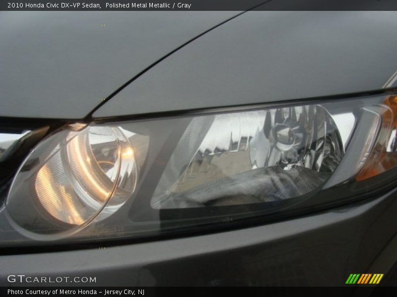 Polished Metal Metallic / Gray 2010 Honda Civic DX-VP Sedan