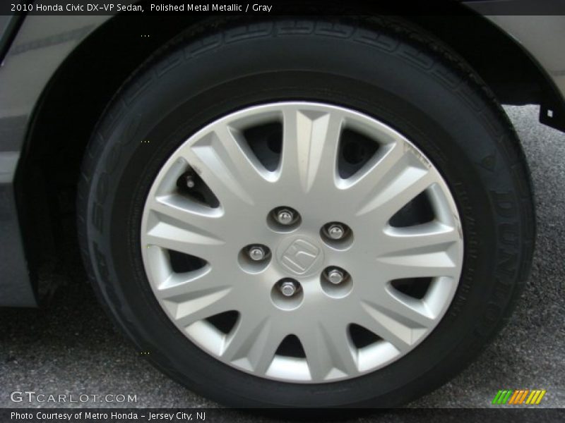 Polished Metal Metallic / Gray 2010 Honda Civic DX-VP Sedan