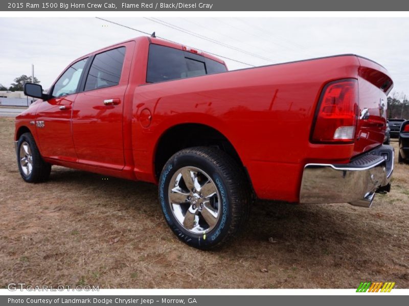  2015 1500 Big Horn Crew Cab Flame Red