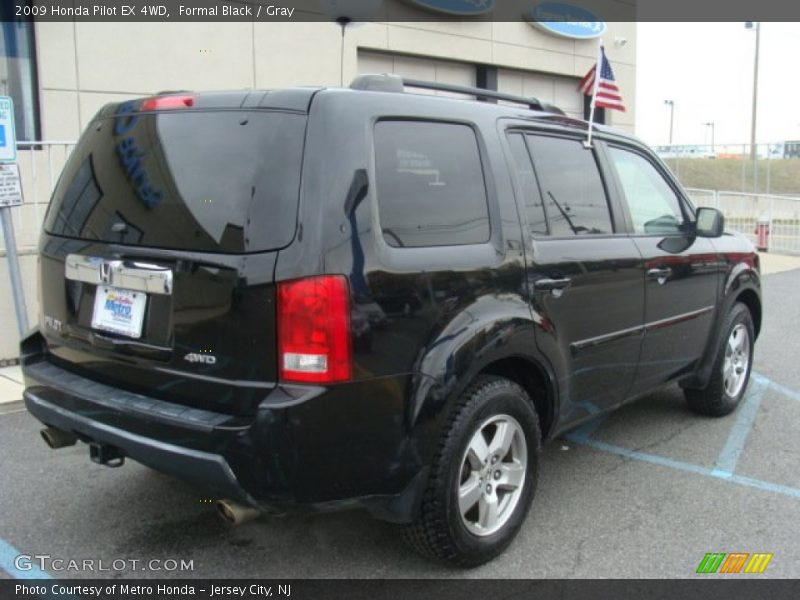 Formal Black / Gray 2009 Honda Pilot EX 4WD