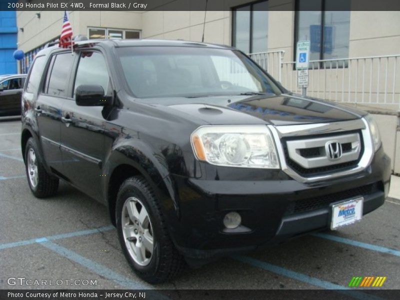 Formal Black / Gray 2009 Honda Pilot EX 4WD