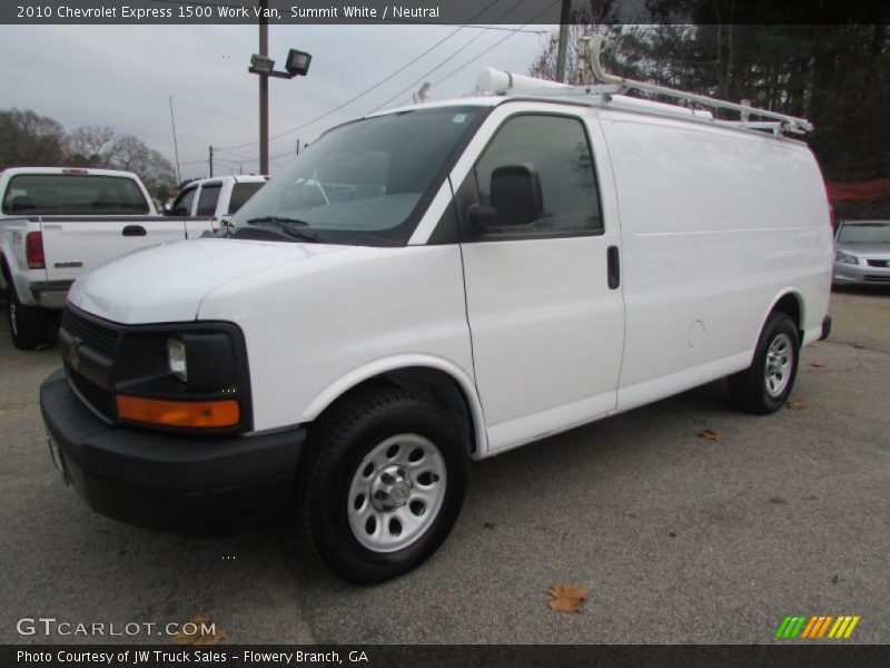 Summit White / Neutral 2010 Chevrolet Express 1500 Work Van